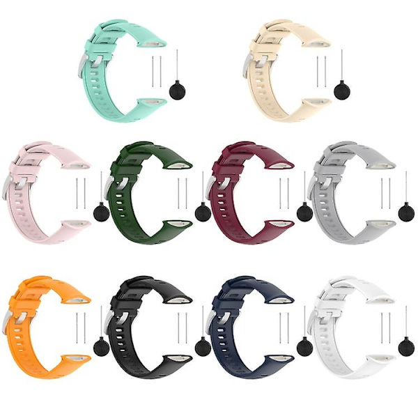 Polar Vantage V2 silikoninen yksivärinen urheiluhihna Gray