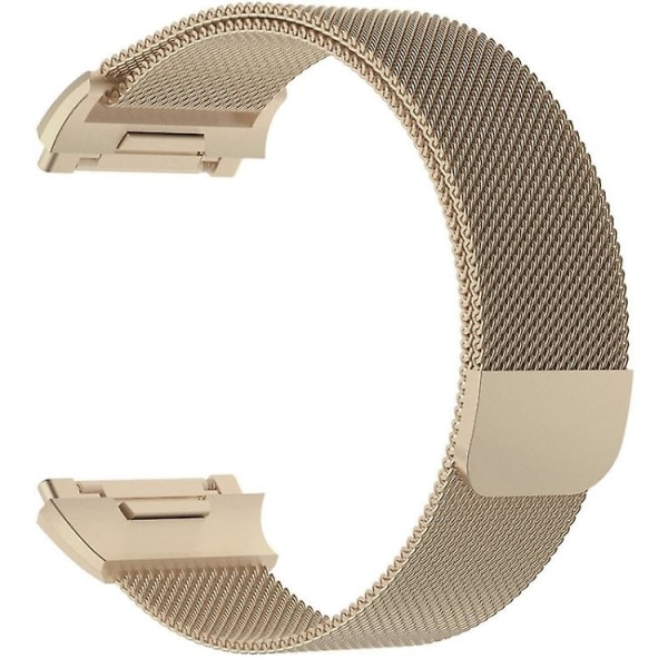 Til Fitbit Ionic Milanese urbånd, lille størrelse: 20,6 x 2,2 cm Champagne Gold