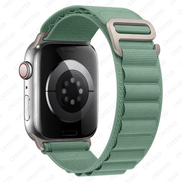 Alpine Loop Band För Apple Watch Rem 49mm 44mm 40mm 45mm 41mm 42mm 38mm 38 40 44 45 Mm Armband Iwatch Ultra Series 7 6 3 Se 8 light green 38 40 41mm