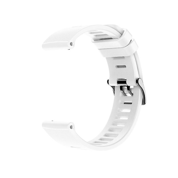Til Polar Grit X Silicone Official Buckle Watch Band White