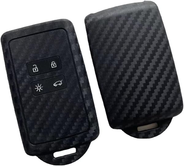 Silikone cover - kulfiber mønster