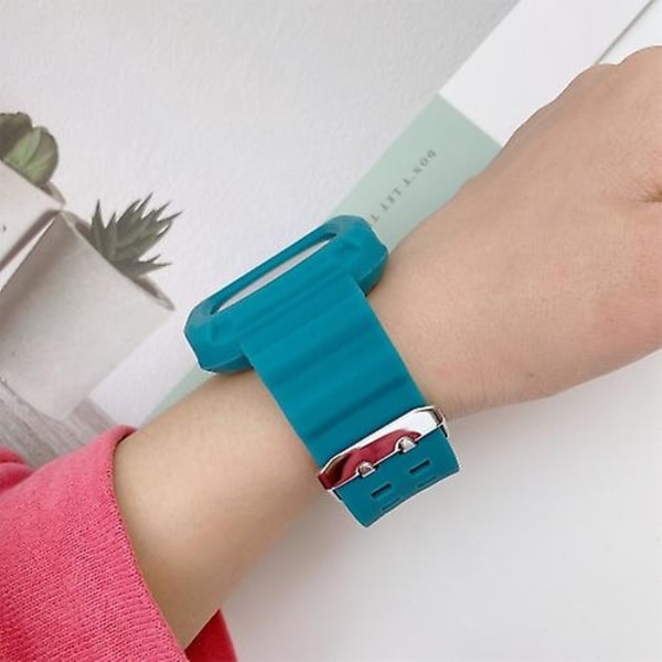 Fitbit Versa 3 3d silikoniin integroidulle watch Lake Blue