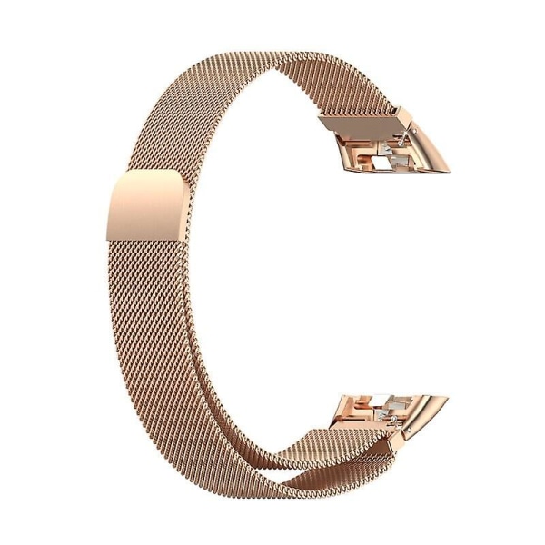 Magneettinen silmukkahihna Huawei Band 6/6 Pro Huawei Band6 älykellolle Correa metalli ruostumattomasta teräksestä valmistettu rannerengas Honor Band 6 hihna rose gold For Honor Band 6