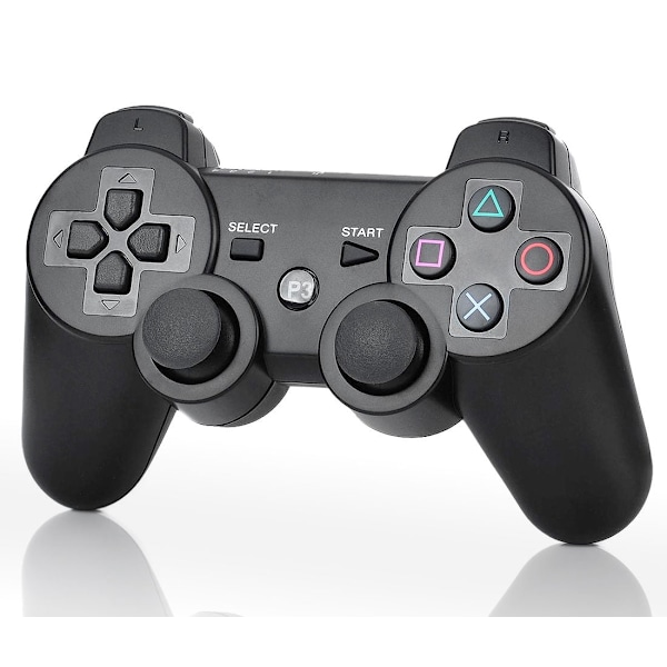 Trådløs Bluetooth-kontroller for Playstation 3 PS3 Black
