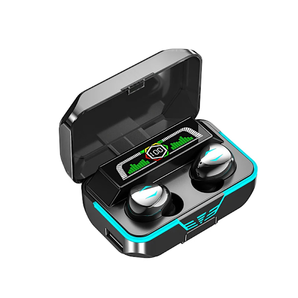 Langattomat True Wireless Bluetooth-kuulokkeet AS-03 TWS Kosketusohjaus Langaton LED-näyttö Vedenkestävä Bluetooth 5.0