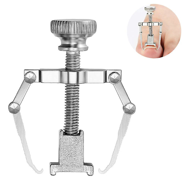 Ingrodd tånagel Corrector Lifter Tool Pedikyr Tånagel Fot Nagelvård Silver