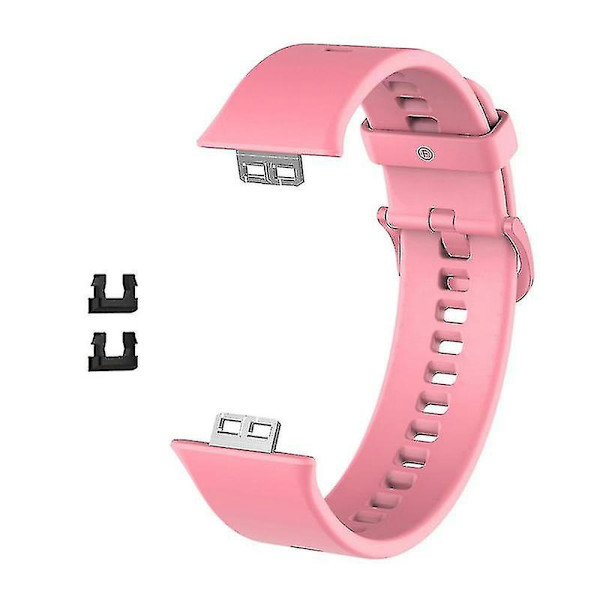 Silikoniranneke Huawei Watch Fit -älykelloon Pink