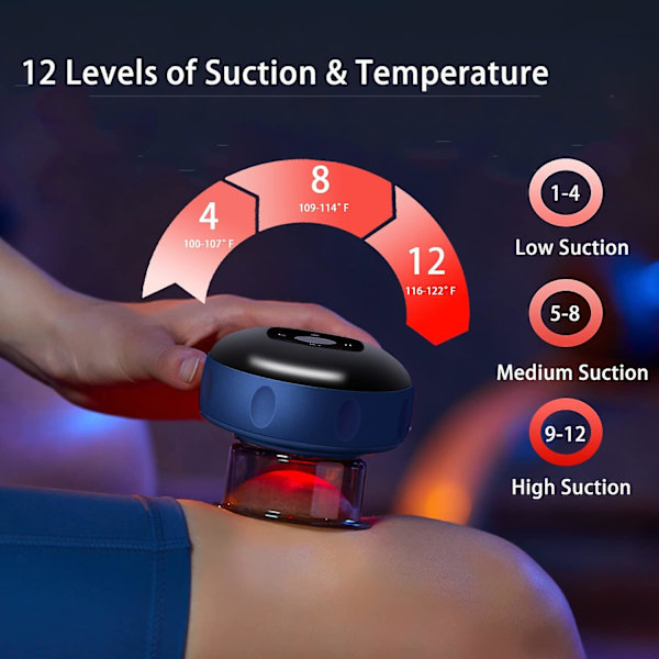 Smart Dynamic Cupping Therapy Set,3 i 1 Vacuum Therapy Machine Cellulite Remover