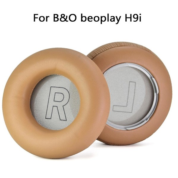 Støvtætte ørepuder Øreværn til B&o Beoplay H9i hovedtelefonærmer med spænde Light brown