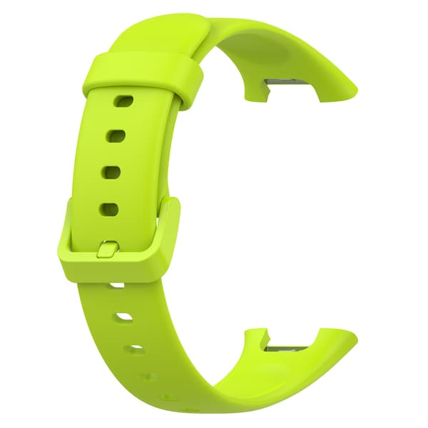 Rem til Xiaomi Band 7 Pro, ensfarvet silikonerem (Limegrøn)