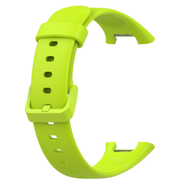 Stropp for Xiaomi Band 7 Pro, ensfarget silikonstropp (Limegrønn)