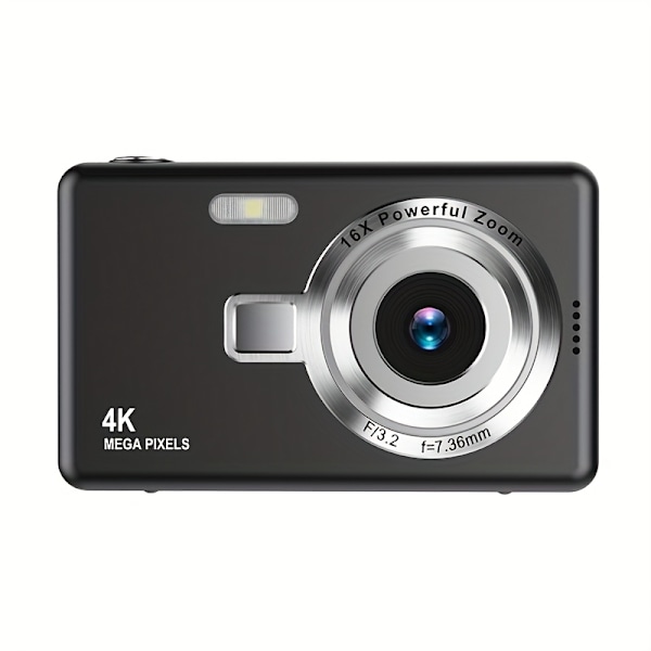 Digitalkamera HD Digitalkamera Autofokus Funksjon Svart