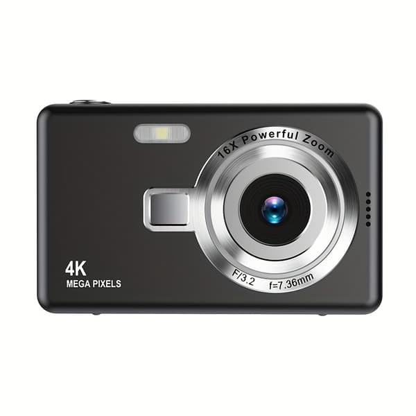 Digitalkamera HD Digitalkamera Autofokusfunktion Svart