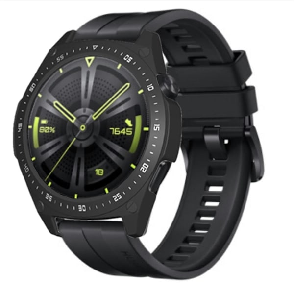 Fodral för Huawei Watch Gt3 42mm/46mm Skal Reptåligt Smartwatch Skal Black