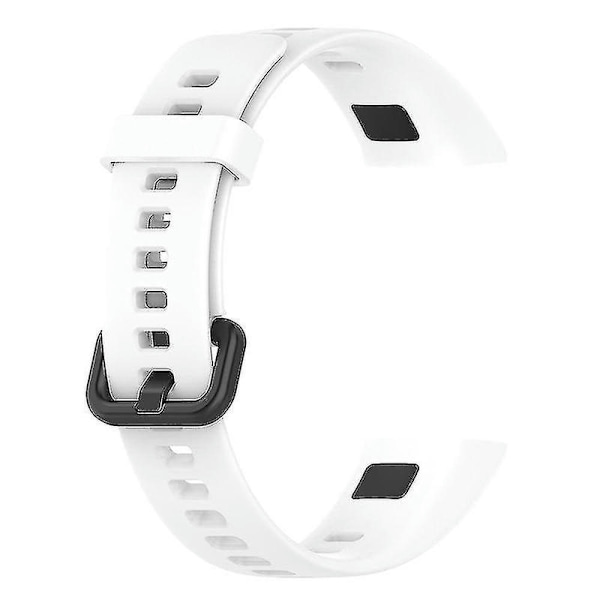 Vaihdettava säädettävä silikoniranneke Huawei Watch 4 -älykelloon (ads-b29) White