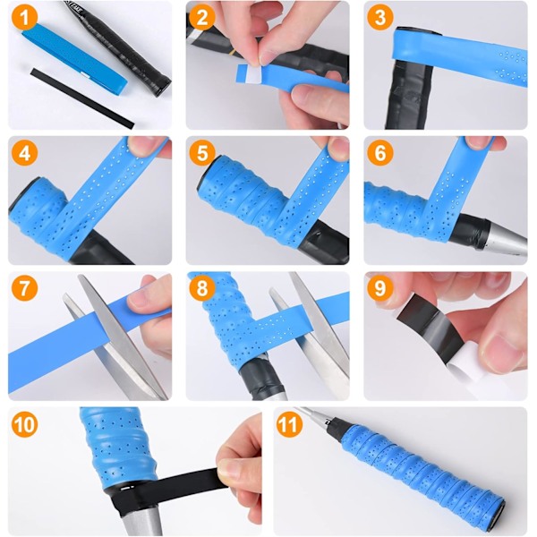 Grebtape til tennisracketter, grebtape