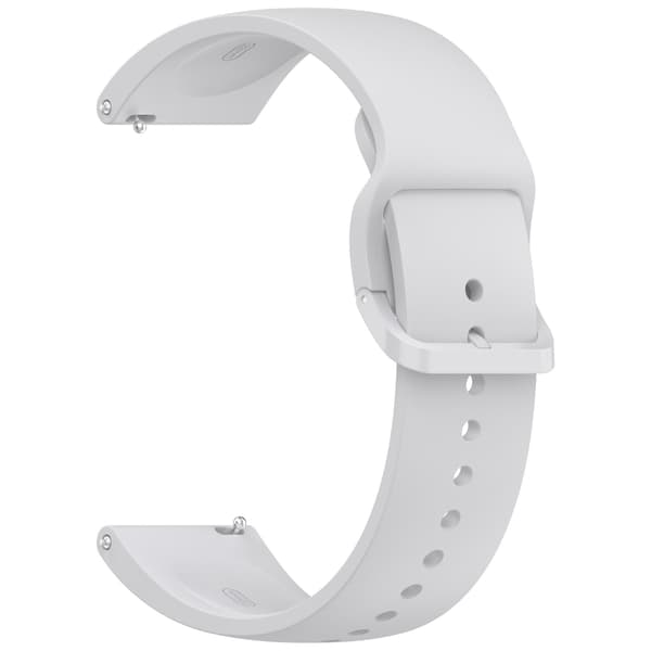 Stropp for Redmi Watch 5 Lite, ensfarget silikonstropp (grå)