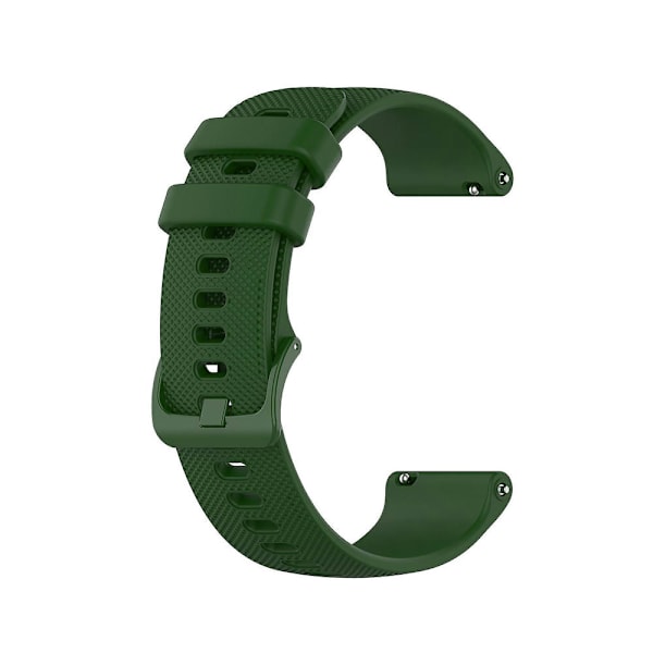 22mm Rutiga Silikonarmband för Xiaomi Watch S1 Amy Green