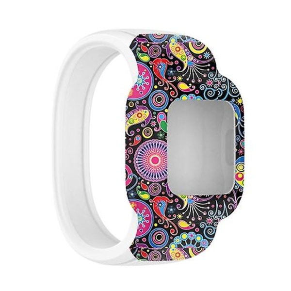 Til Garmin Vivofit Jr3 uden spænde silikoneudskrivningsurrem Peacock