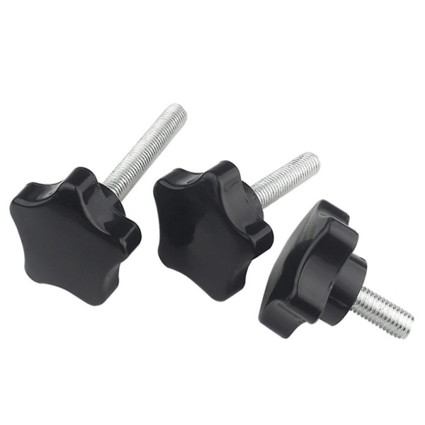 10 st M6/m8 handskruv Femstjärnigt format huvudgänga klämskruvar Bultknopp 8*30mm