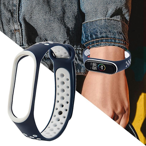 Farverig rem til Mi Xiaomi 3 / 4 armbånd smartwatch P