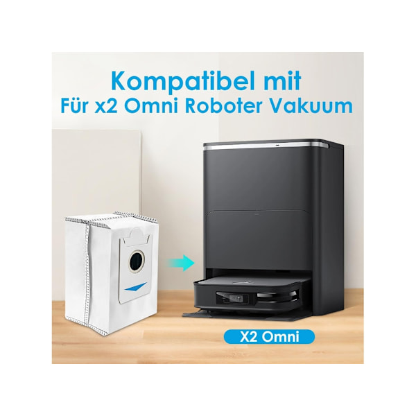 Dammsugarpåsar för Ecovacs Deebot X2 Omni 6-pack