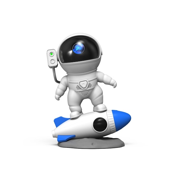 Astronaut Stjerne Galaxy Projektor Lys Stjerne Projektor til Soveværelse Planetarium Projektor 360° Justerbar Hvid