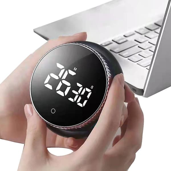 Kjøkken Timer, Digital Matlagingstimer med LCD-skjerm, Magnetisk Nedtellingstimer