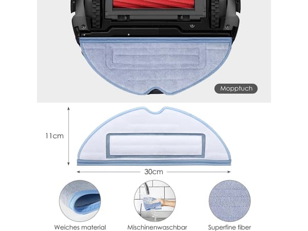 Robotstøvsuger Tilbehør for Xiaomi Roborock S8/S7/S8/S7 Serie