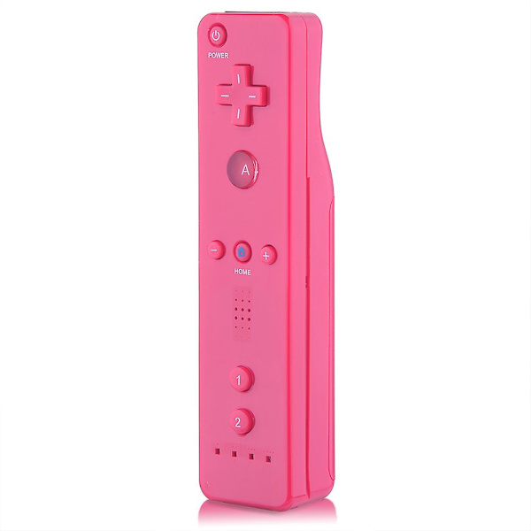 Spelkonsollhandkontroll Gamepad med analog joystick för WiiU/Wii-konsol (rosa)