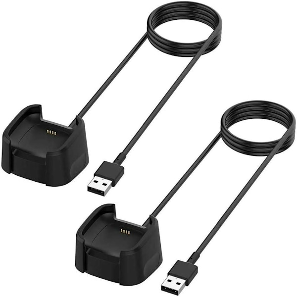 Laddare för Fitbit Versa 2, Ersättningsladdningsdocka [2-pack]