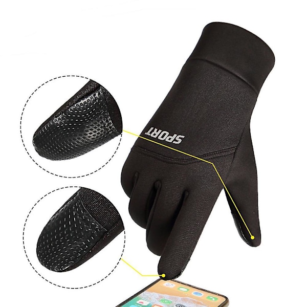 Skihandsker Termiske Vinter Sne Vandtætte Touch Screen Ski Fleece Vanter