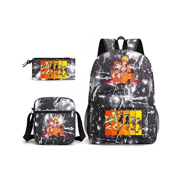Naruto Student Ryggsäck Trestegs Set1