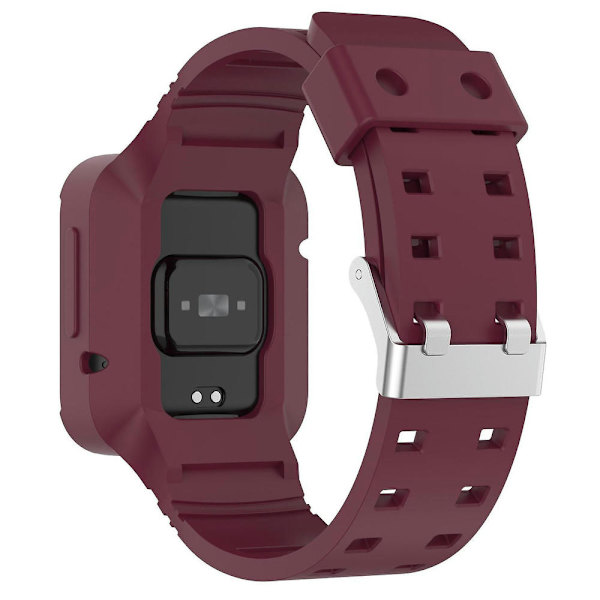 Til Xiaomi Redmi Watch 2 Lite/Mi Watch Lite2/Lite1 Universal Watch Wrist Strap Sports Watch Quic Wine red