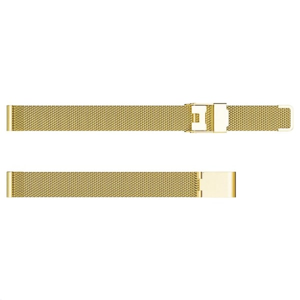 Til Fitbit Ace 3 / Inspire 2 Double Insurance Buckle Milanese Watch Band Gold