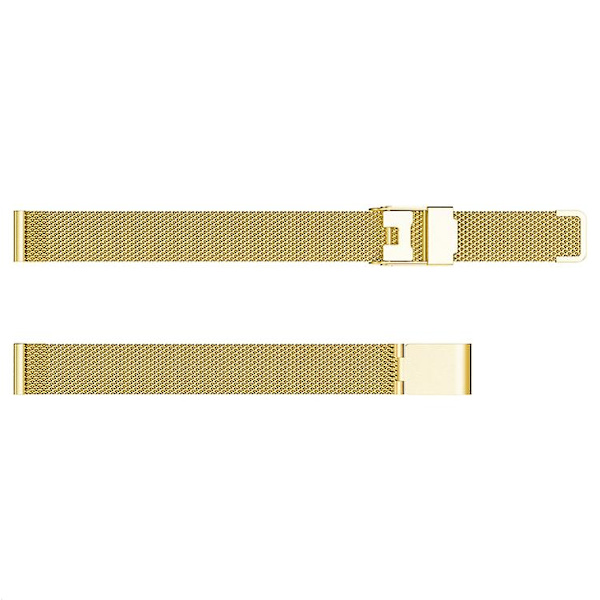 Til Fitbit Inspire / Inspire Hr / Ace 2 Double Insurance Buckle Milanese Watch Band Gold