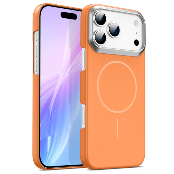 deksel for iPhone 17 Pro Max, fallsikkert, oransje