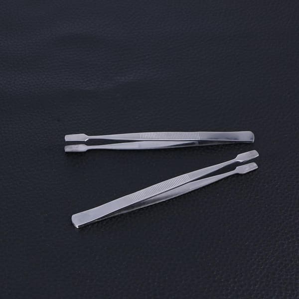 Frimärkspincett Filateliverktyg - Set om 2 (Silver)