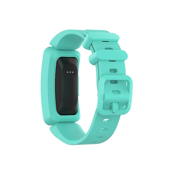 Smart Watch Silicon Watch Band For Fitbit Inspire Hr Lake Blue