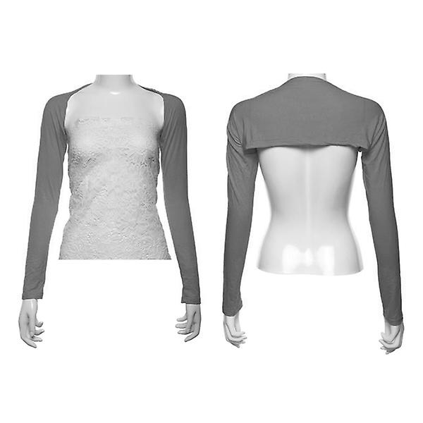 Sommer solbeskyttelse Raglan Sleeves Sjal Mote Bottoming Shirt Bottoming ermer Grey