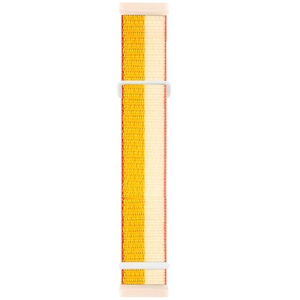 För Fitbit Versa 3 Nylon Rubber Spänne Watch Band Cream