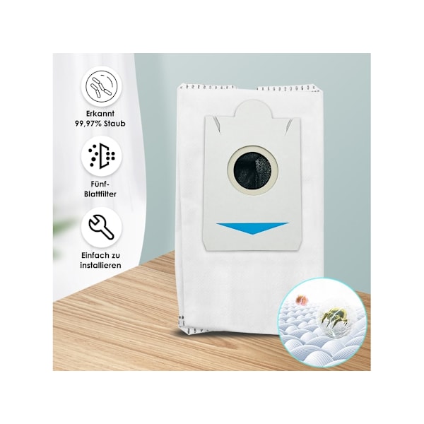 Dammsugarpåsar för Ecovacs Deebot X2 Omni 6-pack