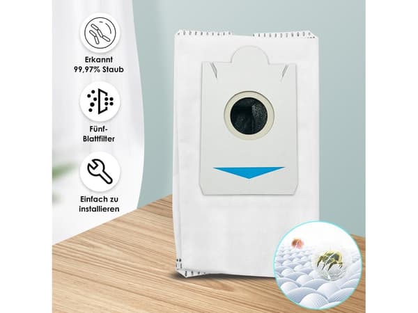 Støvsugerposer til Ecovacs Deebot X2 Omni - 6-pak