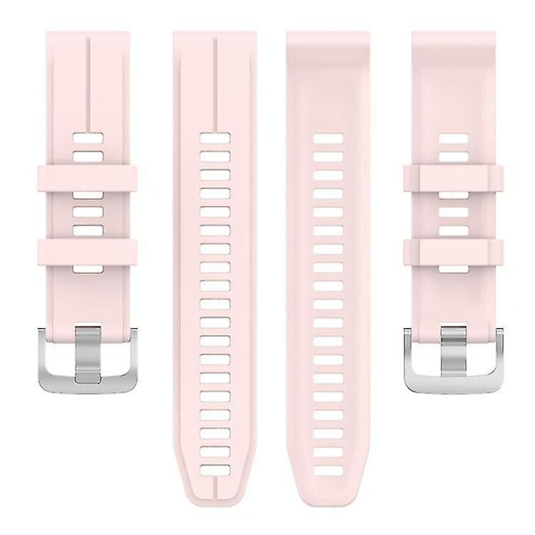 Til Garmin Descent G1 / Forerunner 745/945/935 / Approach S62 Solid Color Silicone Watch VDCC Light Pink