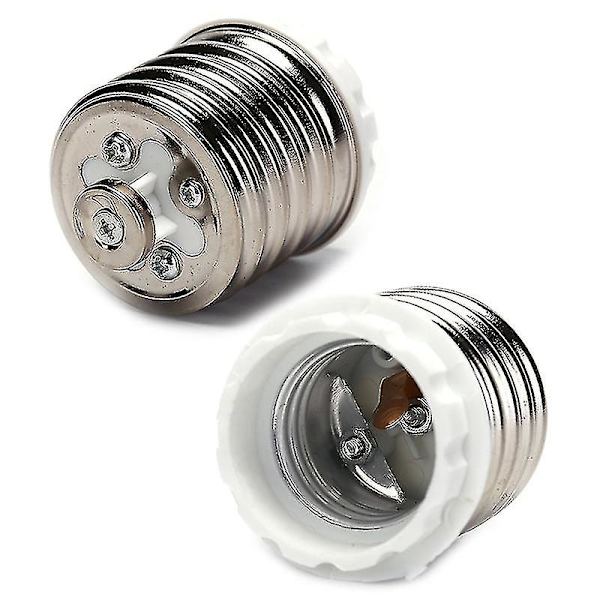 E40 til E27 LED-pærebasisstiftlampe-adapter-stikkontakt-konverter-basisholder