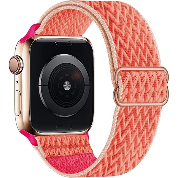 Elastisk Solo Loop-reim kompatibel med Apple Watch-reimer 2 42mm/44mm/45mm