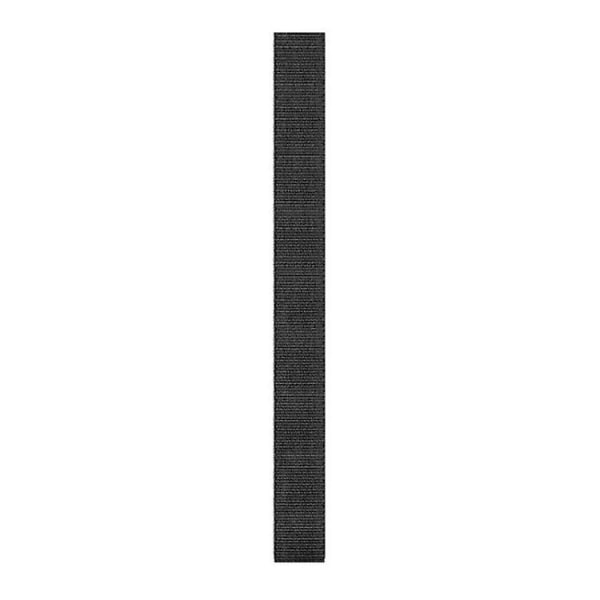 Til Garmin Fenix ​​6 22mm strikket nylon løkkeurrem Black