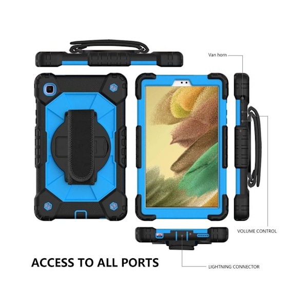 Samsung Galaxy Tab A7 Lite T220/t225 Ställ Blått Tablet Skydd