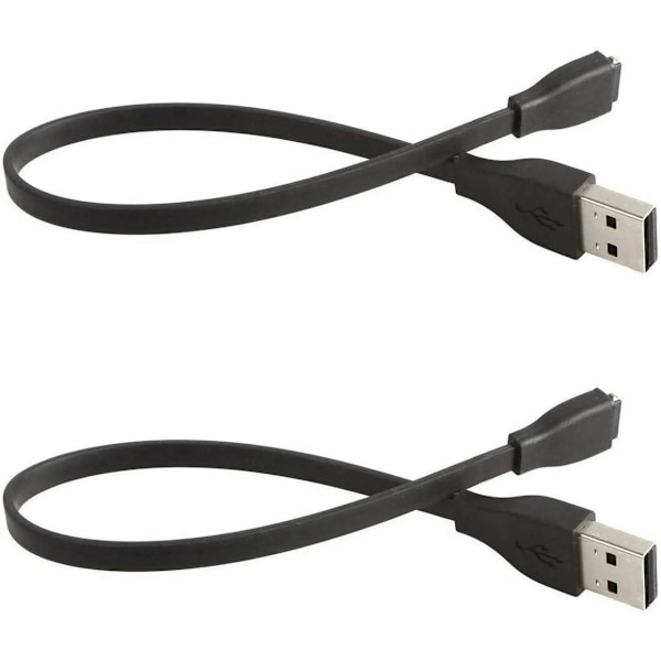 Oplader til Fitbit Charge/Force (ikke til Charge HR), erstatnings-USB-opladerkabel (2-pak)