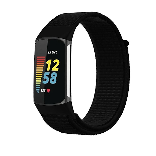 Rem för Fitbit Charge 5 Smart Watch Tillbehör Sport Nylon Loop Armband Armband Correa Pulsera för fitbit Charge 5 Band